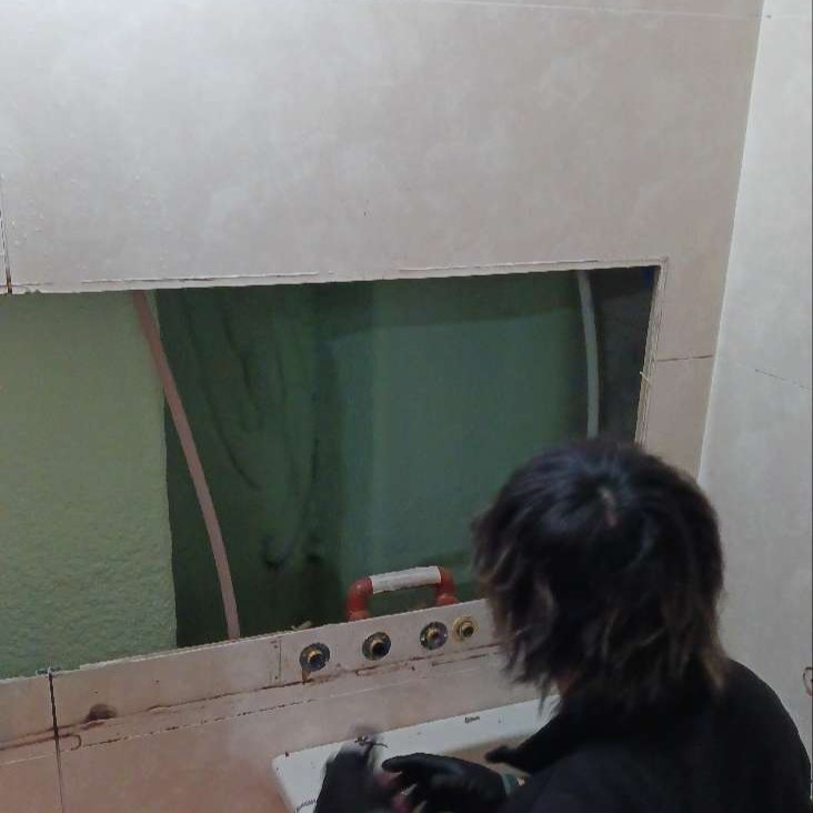 解体作業中