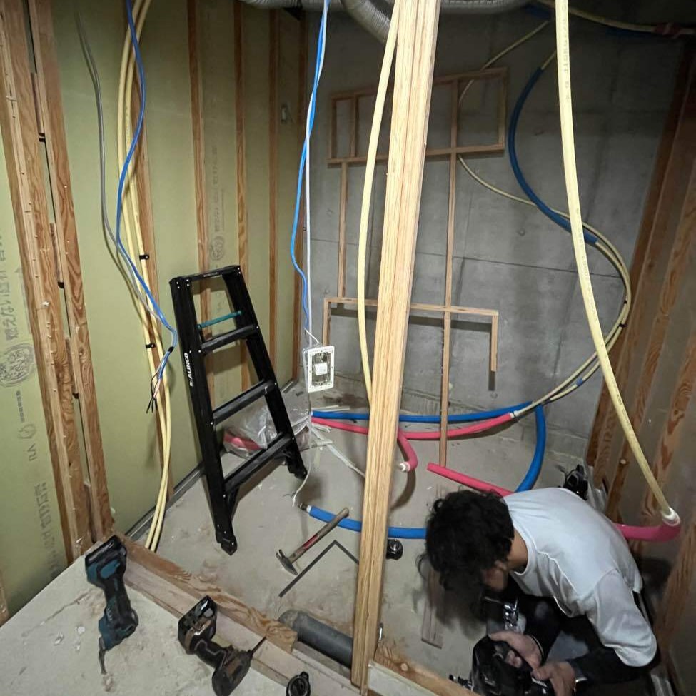 解体作業中
